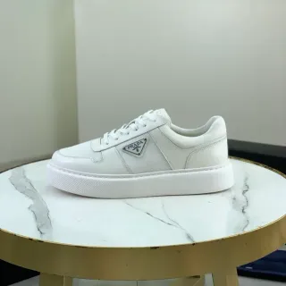 Prada Cloudbust White Low-Top Platform Sole Lifestyle Sneakers