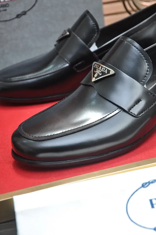 Prada Loafer Black Leather Penny Loafer 2