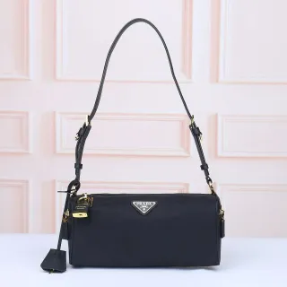 Prada Re-Edition 2005 Black Nylon Underarm Bag