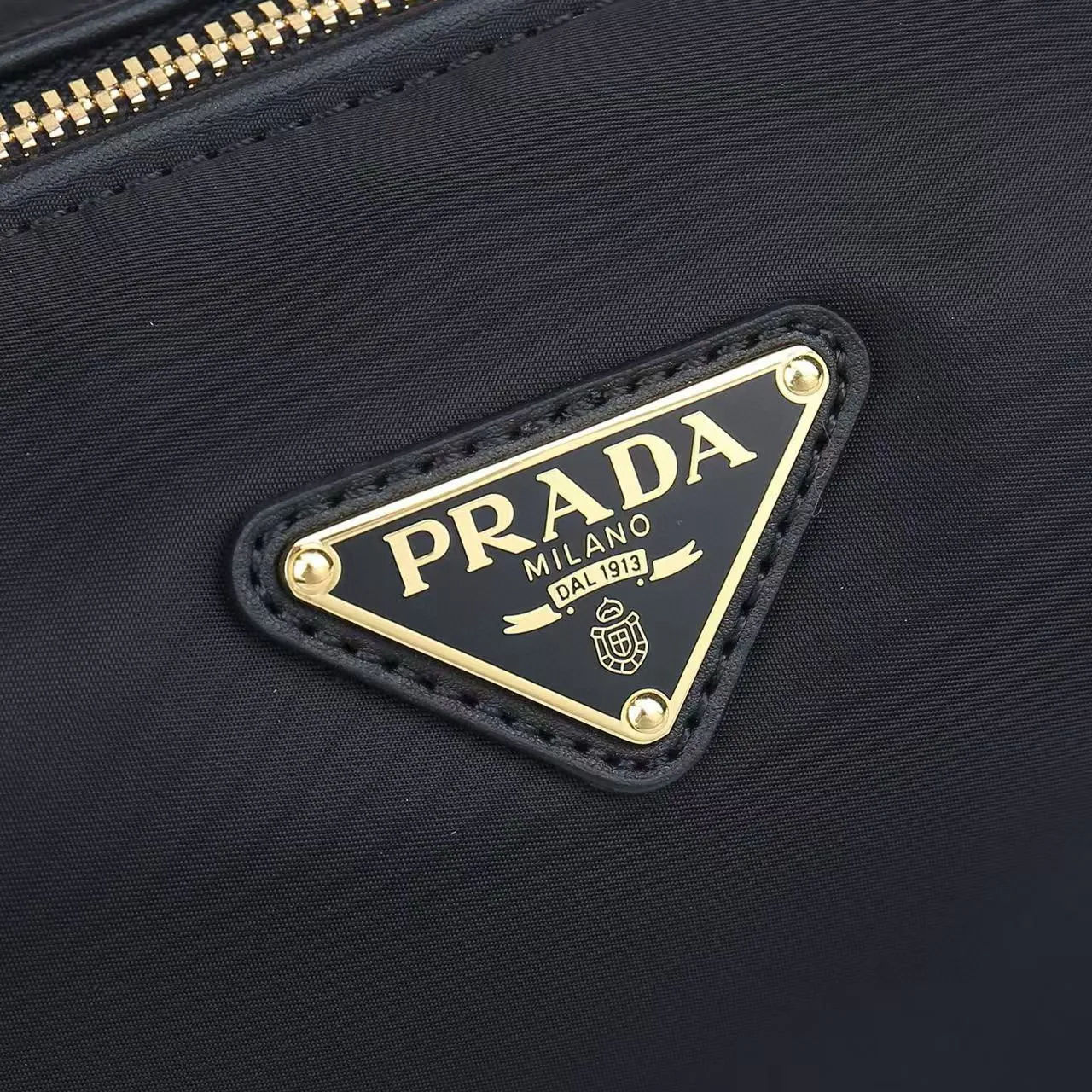Prada Re-Edition 2005 Black Nylon Underarm Bag 5