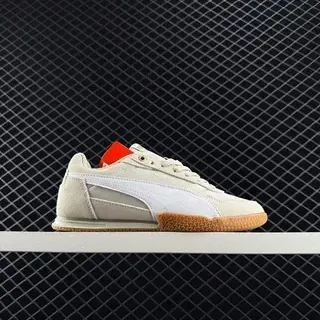 Puma Bella Donna Beige White Orange Gum Lifestyle Sneakers