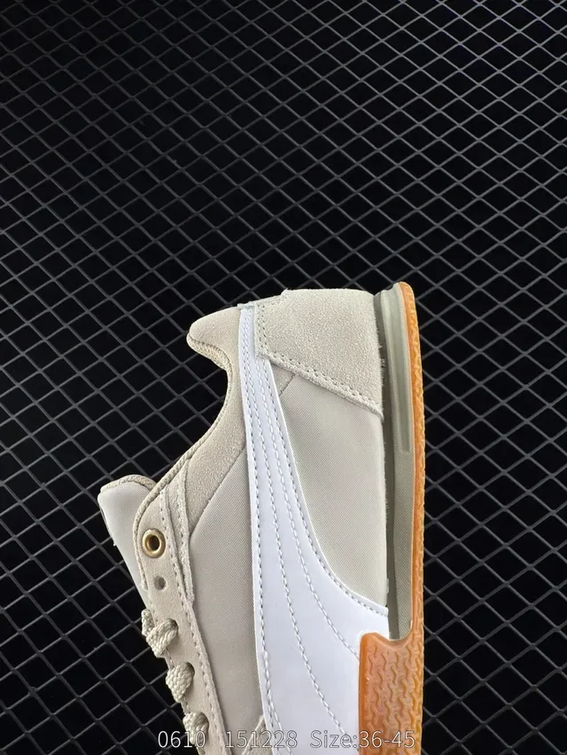 Puma Bella Donna Tênis lifestyle bege branco laranja goma 3