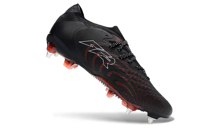 Puma Future Z Noir Rouge Terrain Firme Chaussures de Football 2