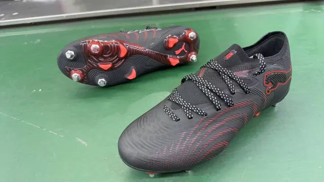 Puma Future Z Noir Rouge Terrain Firme Chaussures de Football 8