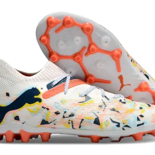 Puma Future Z Multicolor Abstract Print Firm-Ground Soccer Shoes