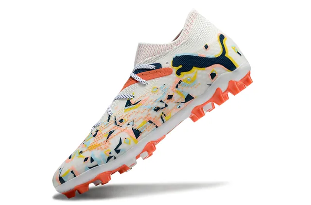 Puma Future Z Impression Abstraite Multicolore Chaussures de Football pour Terrain Firme 3