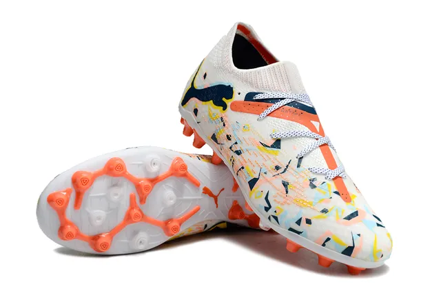 Puma Future Z Impression Abstraite Multicolore Chaussures de Football pour Terrain Firme 4