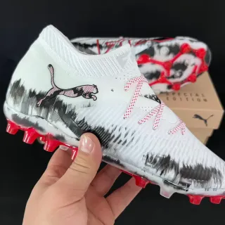 Puma Future Z Special Edition White Black Red Firm-Ground Soccer Shoes