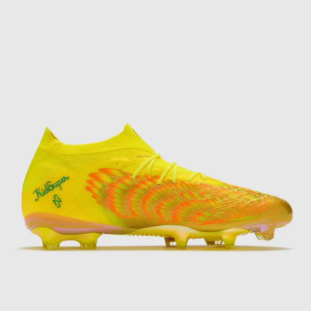 Puma Future Z Amarelo iridescent dourado chama Sapatos de futebol para campo firme 18