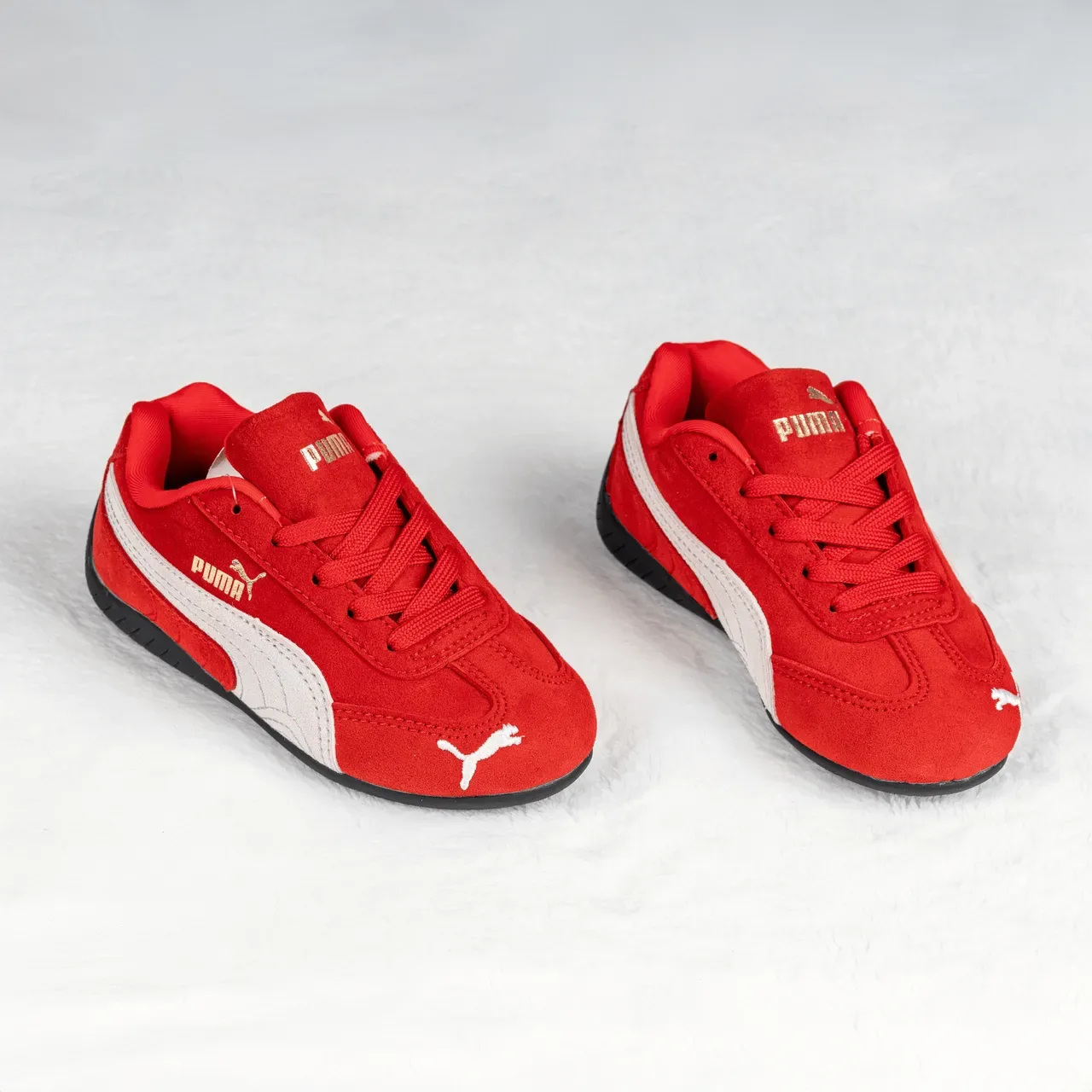 Puma Speedcat Sneakers Lifestyle Noirs et Blancs 5