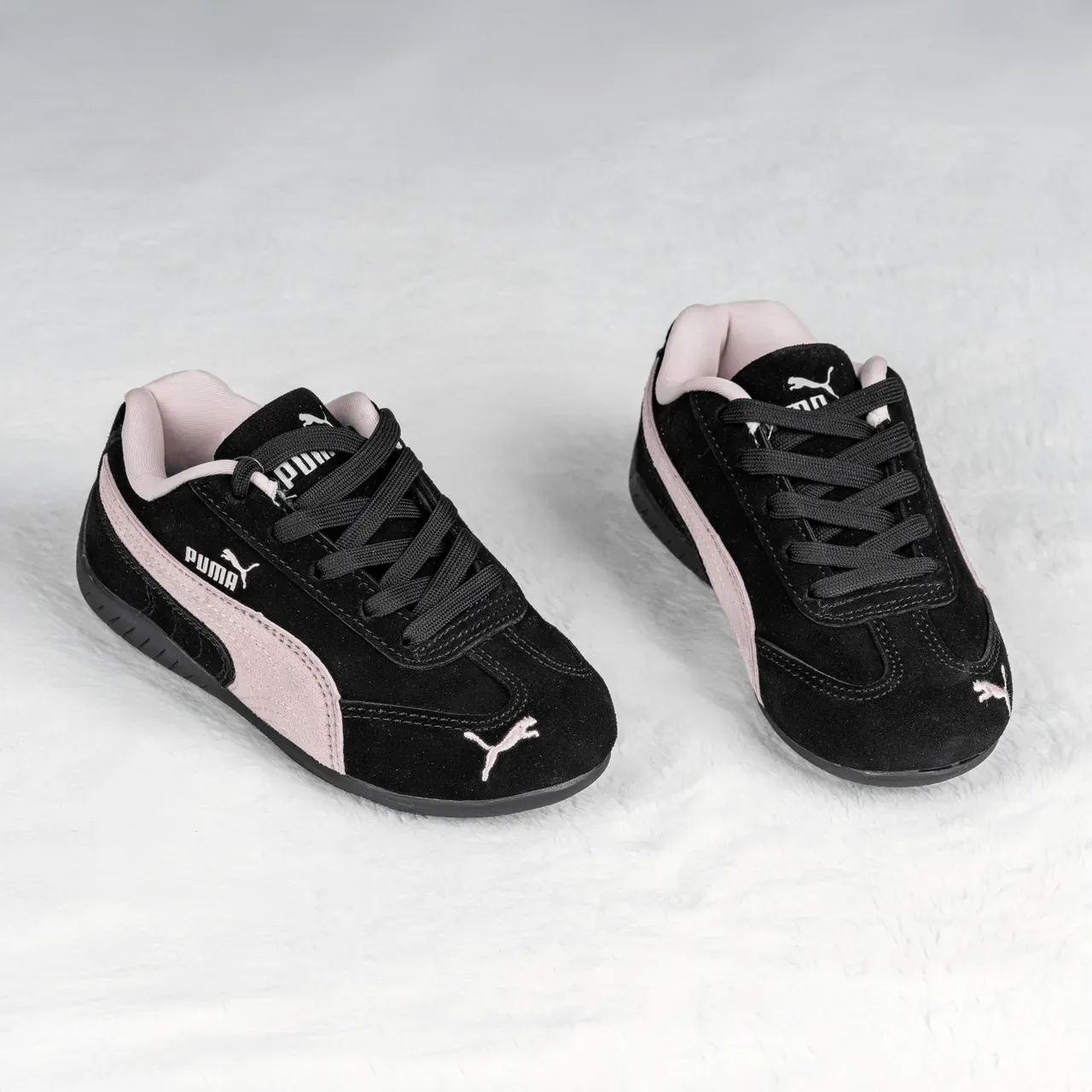 Puma Speedcat Sneakers Lifestyle Noirs et Blancs 17