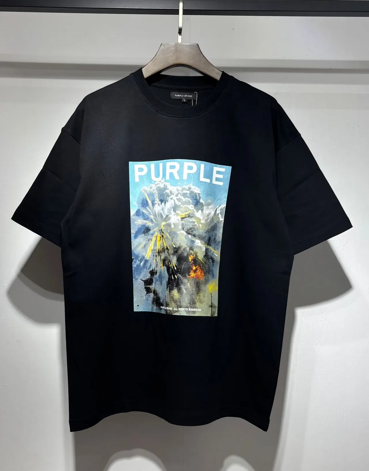 Purple Brand Oversized Graphic Print T-Shirt 2