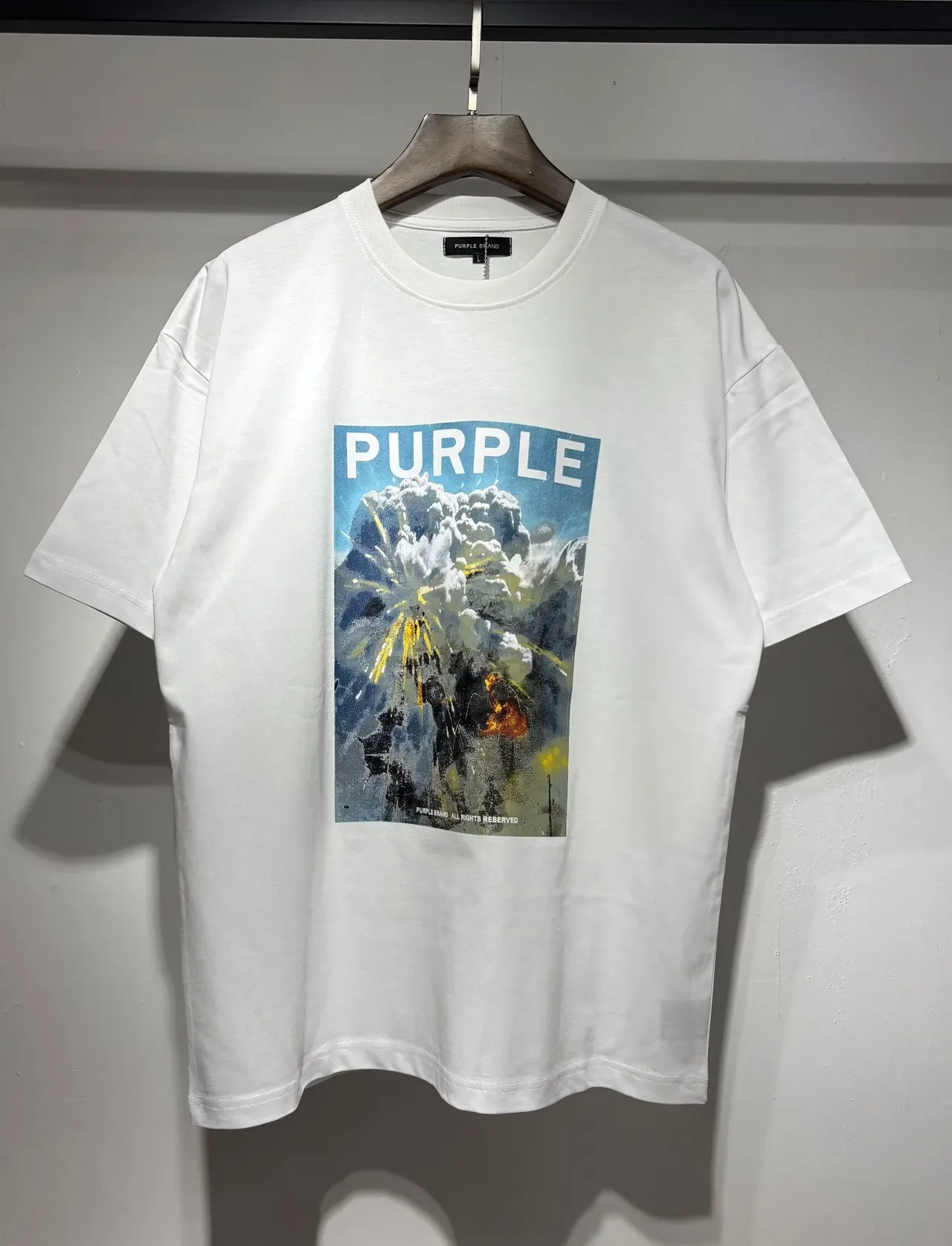 Purple Brand Oversized Graphic Print T-Shirt 3