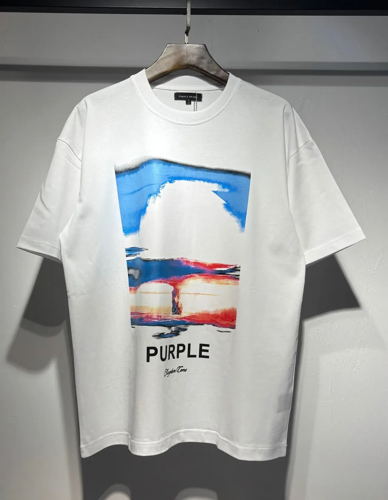 Purple Brand Oversized Graphic Print T-Shirt 5