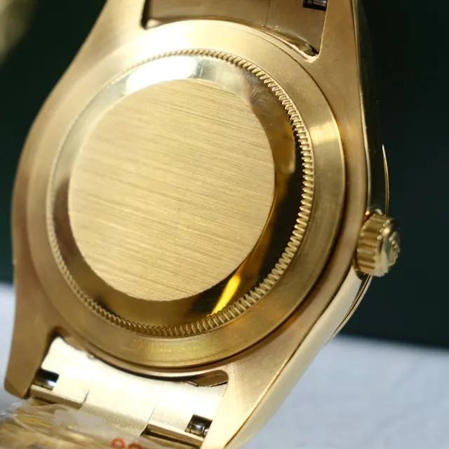 Rolex Datejust Gold-tone Fluted Bezel Diamond Dial Mechanical Watch 3