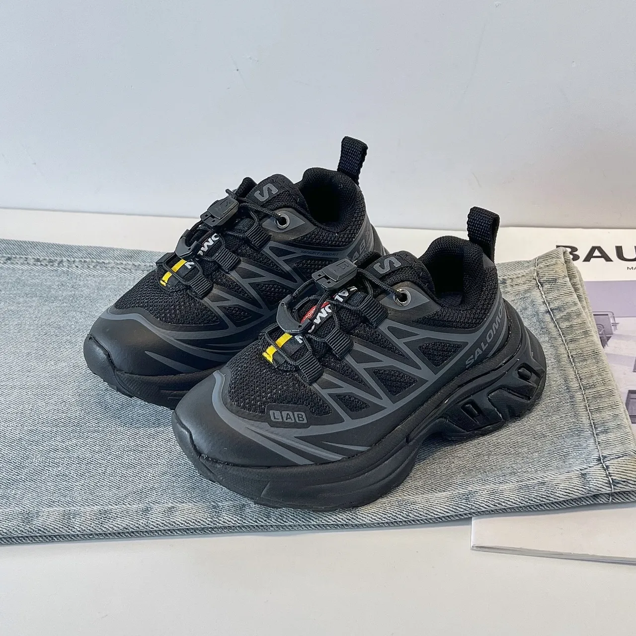 Salomon ACS Pro Black Gray Chunky Sneakers 5