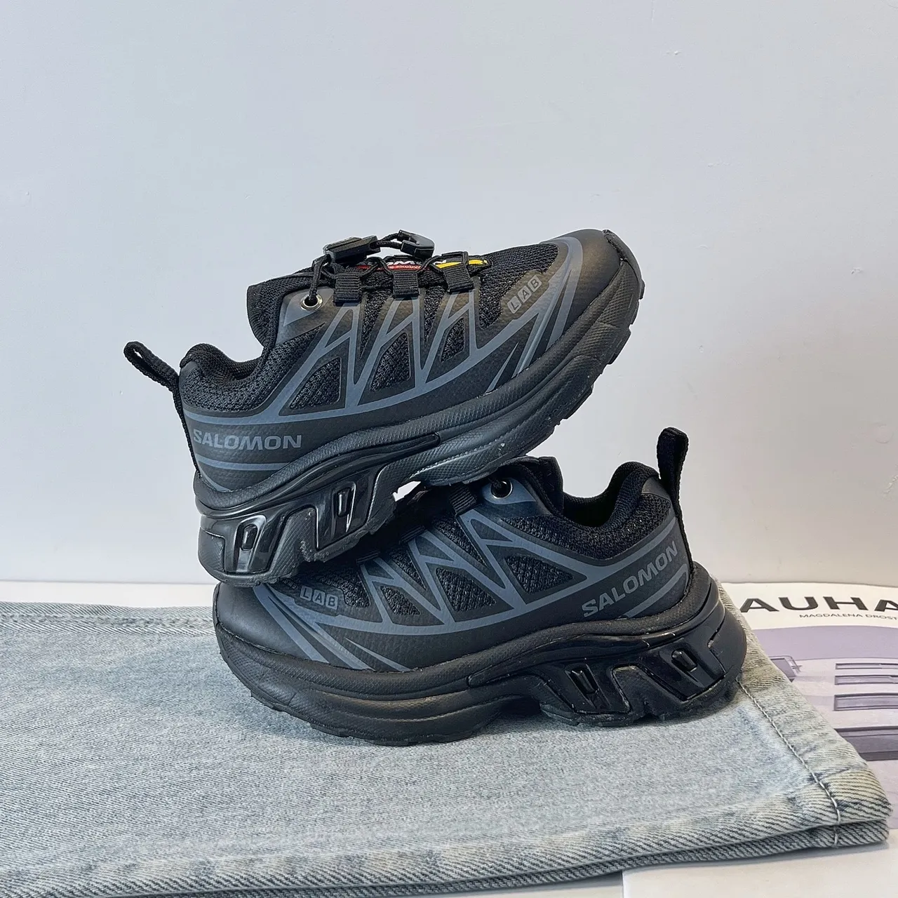 Salomon ACS Pro Black Gray Chunky Sneakers 7