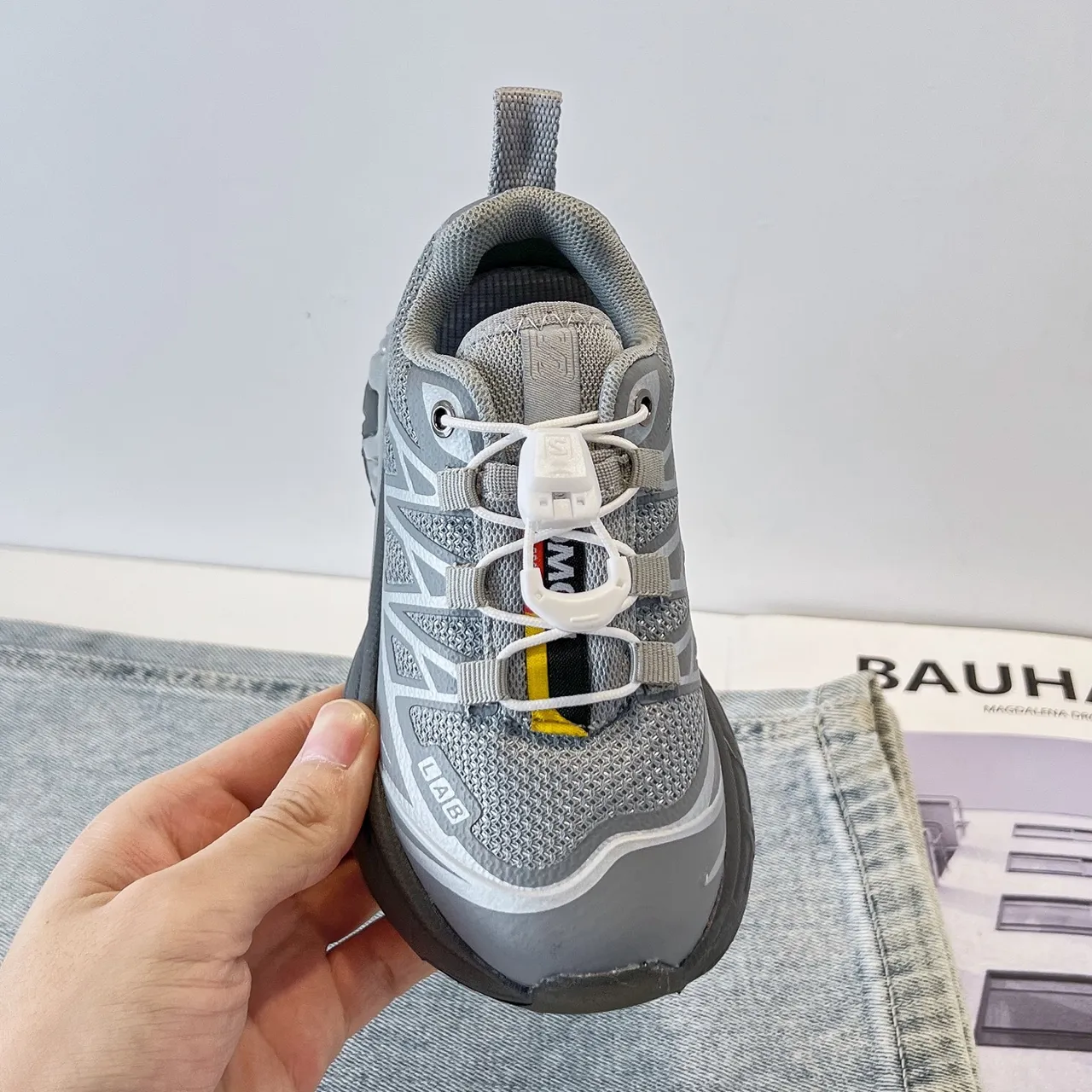 Salomon ACS Pro Black Gray Chunky Sneakers 17