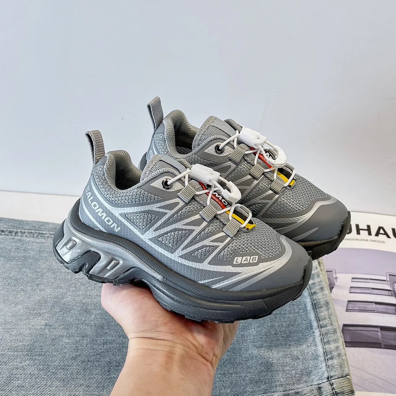 Salomon ACS Pro Black Gray Chunky Sneakers 20