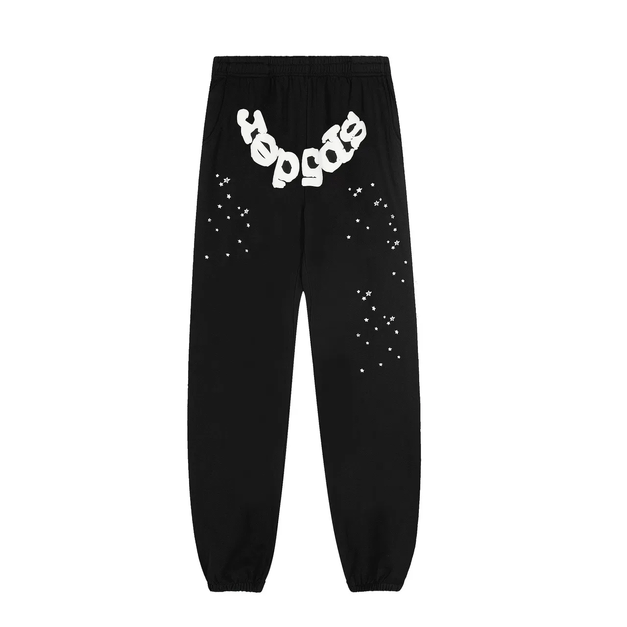 Sp5der Spiderweb Graphic Gray White Oversized Fit Tracksuit 10