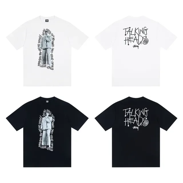 Stussy x Talking Heads Graphic Print T-Shirt 2
