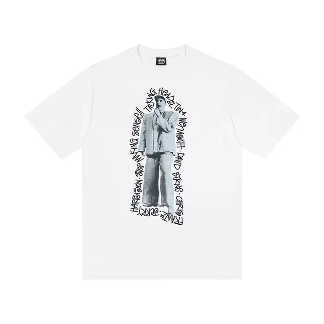 Stussy x Talking Heads Graphic Print T-Shirt 4