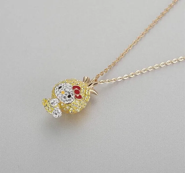 Swarovski Crystal-Embellished Gold-Tone Figurative Pendant Necklace 2