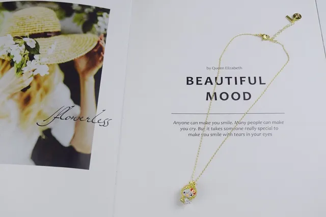 Swarovski Crystal-Embellished Gold-Tone Figurative Pendant Necklace 3