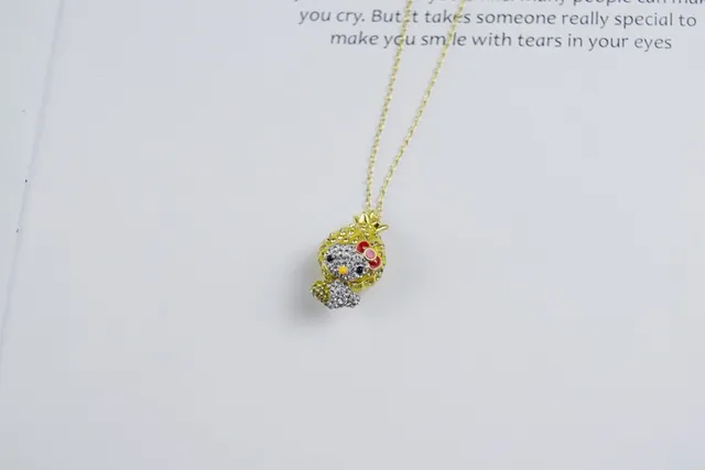 Swarovski Crystal-Embellished Gold-Tone Figurative Pendant Necklace 7