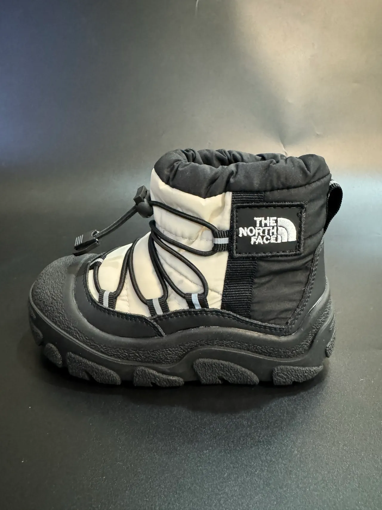 The North Face Black White Insulated High-Top Bungee Lacing System Snow Boots 4