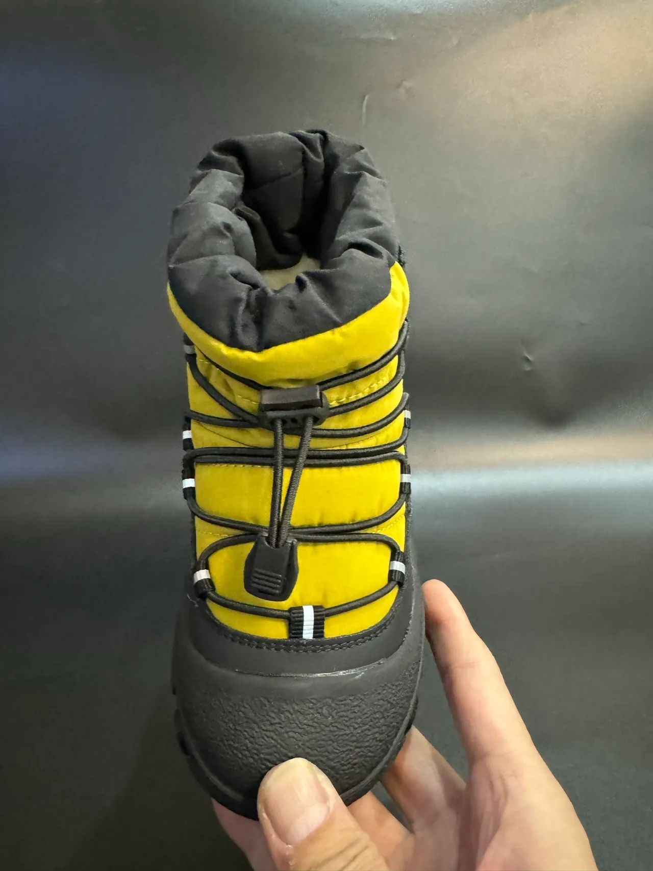 The North Face Black White Insulated High-Top Bungee Lacing System Snow Boots 11