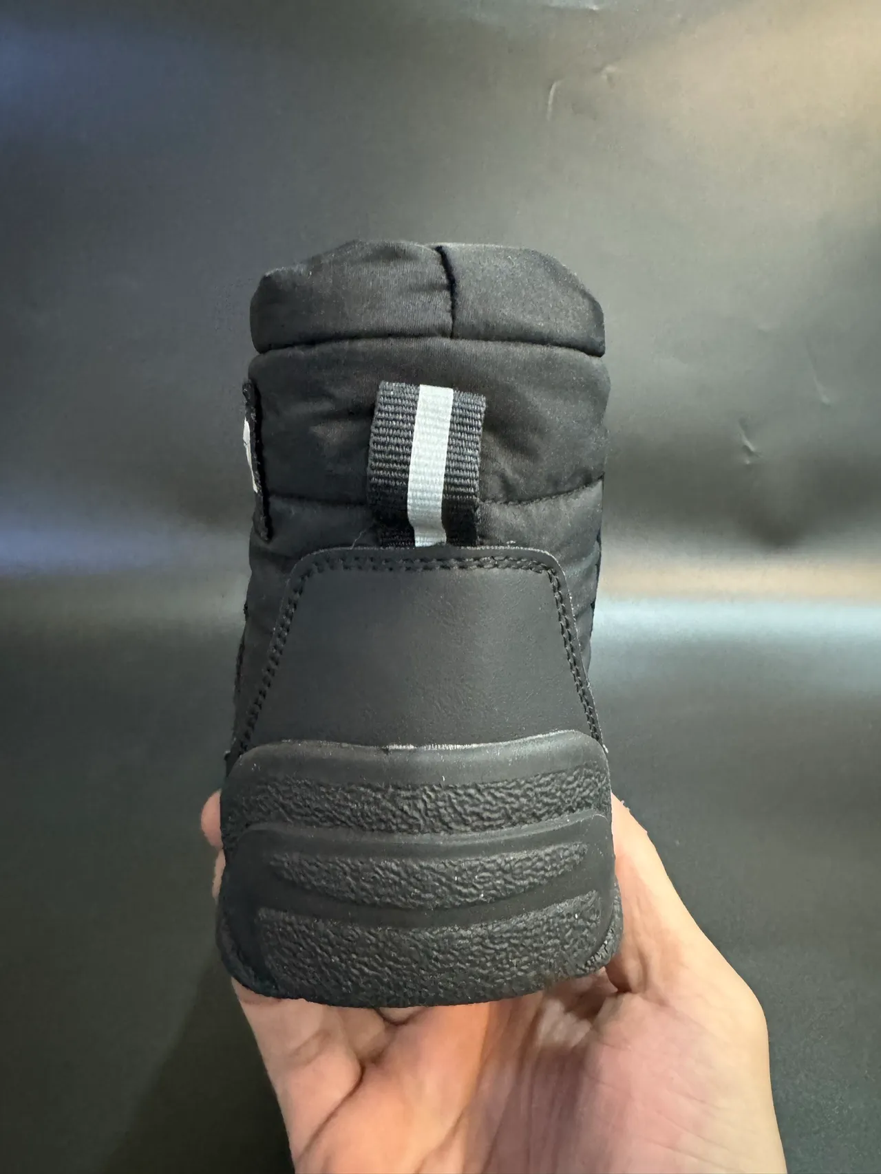 The North Face Black White Insulated High-Top Bungee Lacing System Snow Boots 12