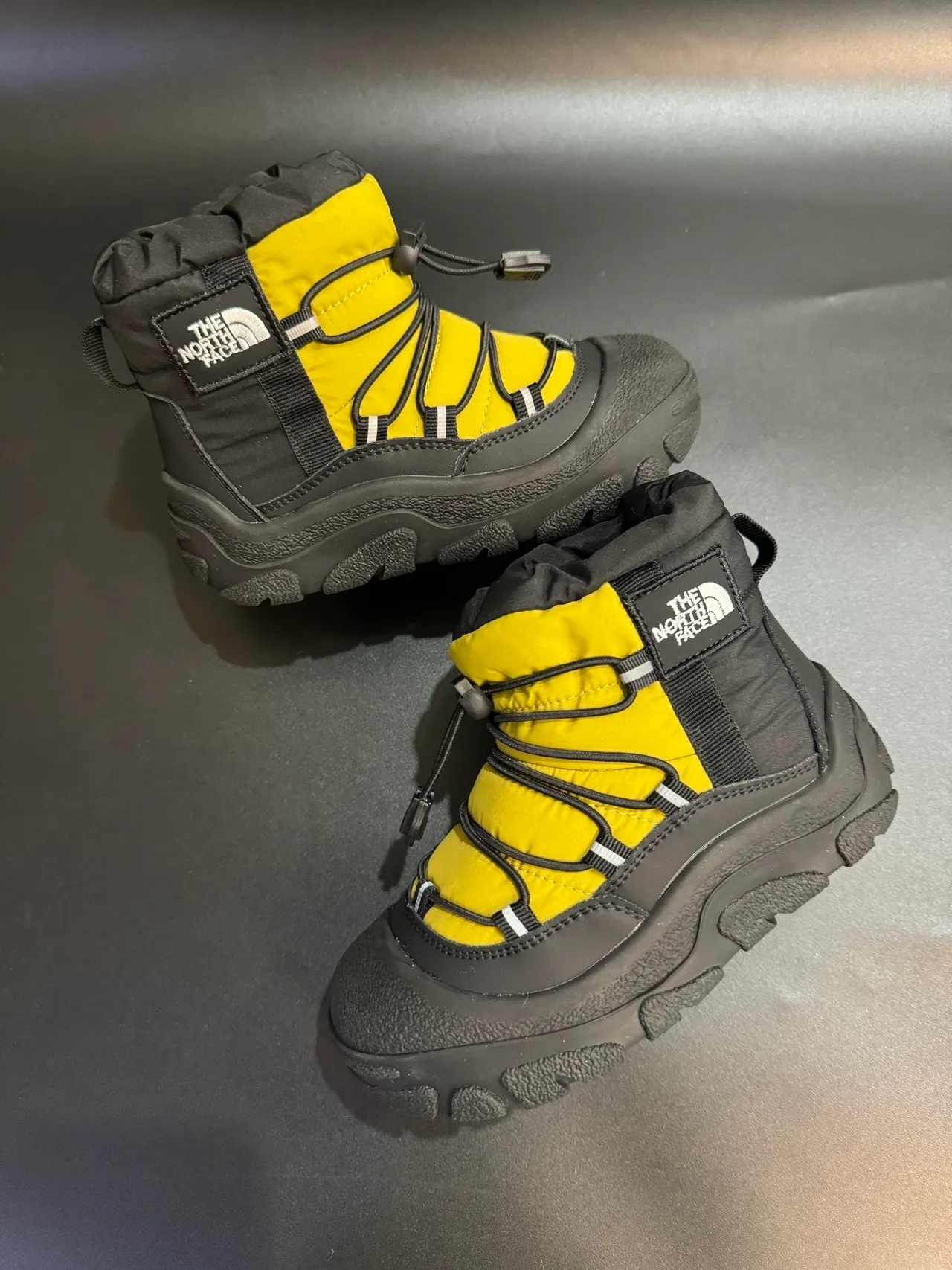 The North Face Black White Insulated High-Top Bungee Lacing System Snow Boots 13