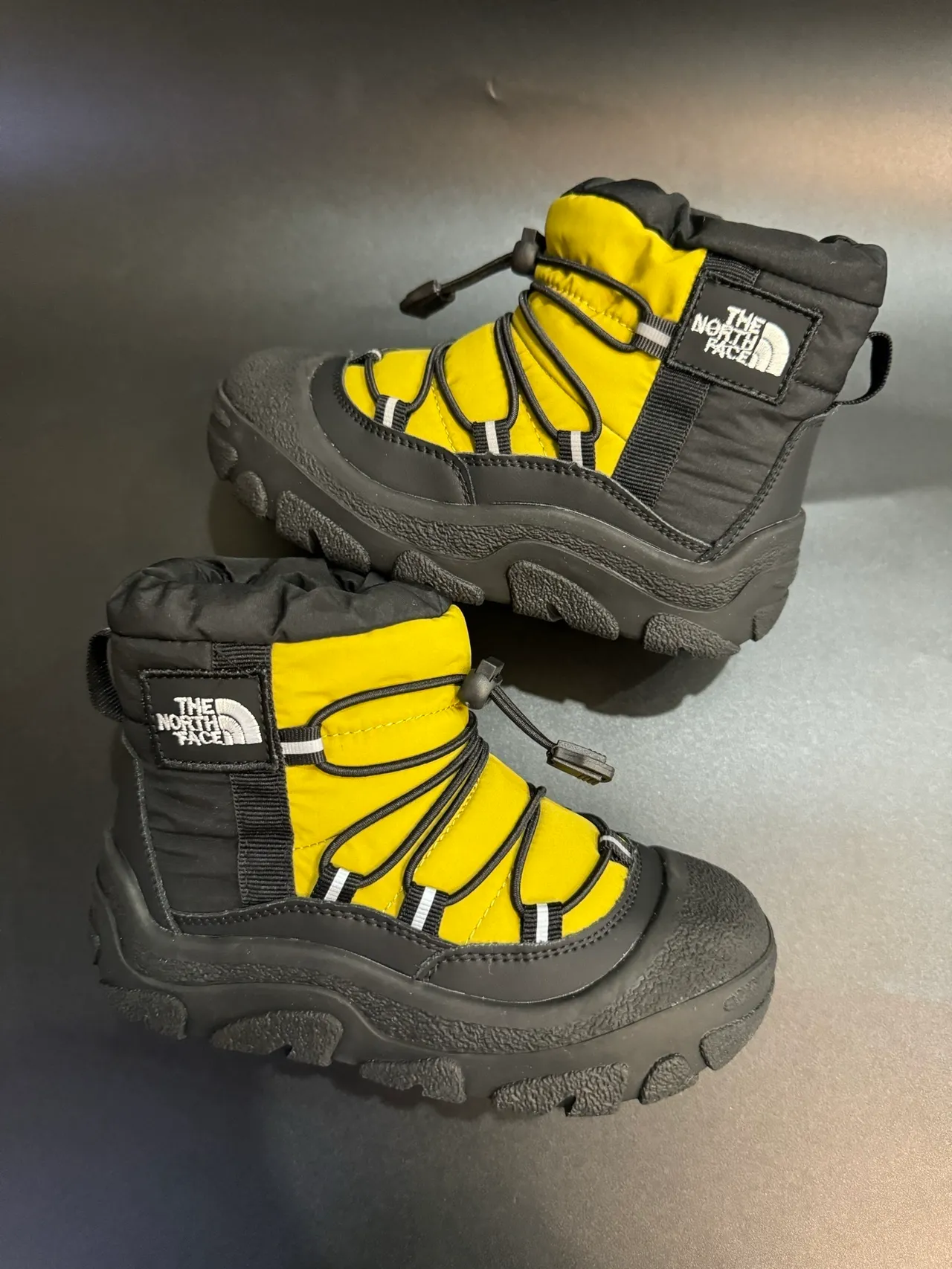 The North Face Black White Insulated High-Top Bungee Lacing System Snow Boots 14