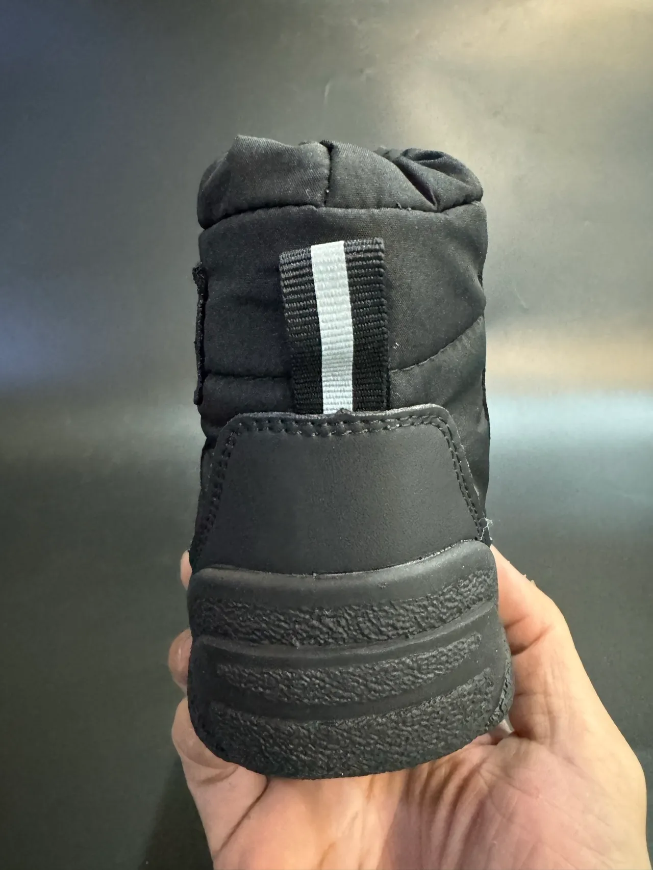 The North Face Black White Insulated High-Top Bungee Lacing System Snow Boots 21