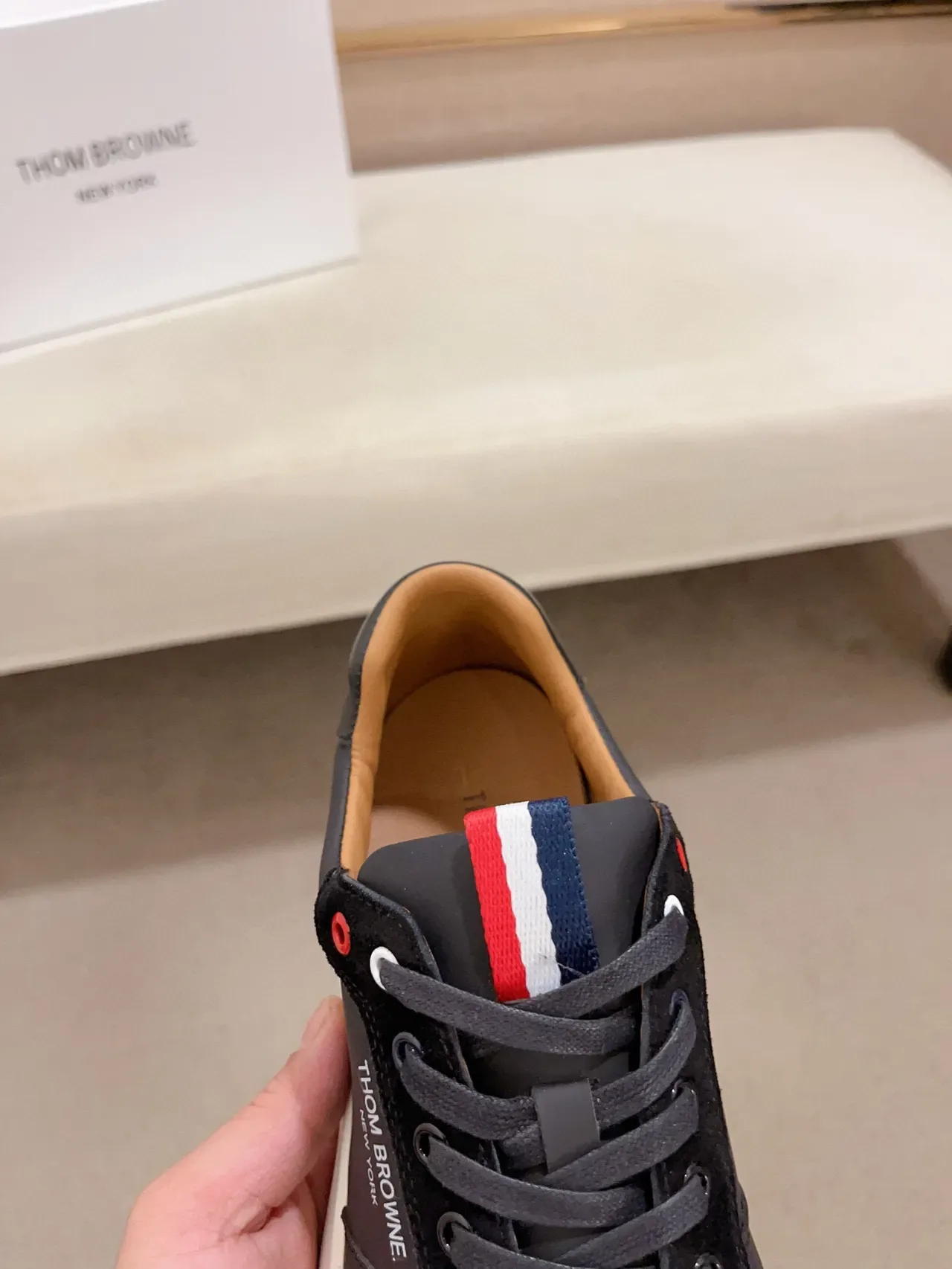 Thom Browne Black and White Lifestyle Sneaker 6
