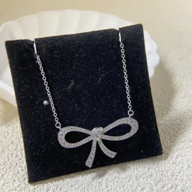 Tiffany & Co. Return to Tiffany Bow Pavé Necklace 3