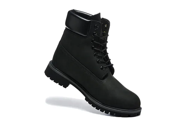Timberland Premium 6-Inch Black Work Boots 6