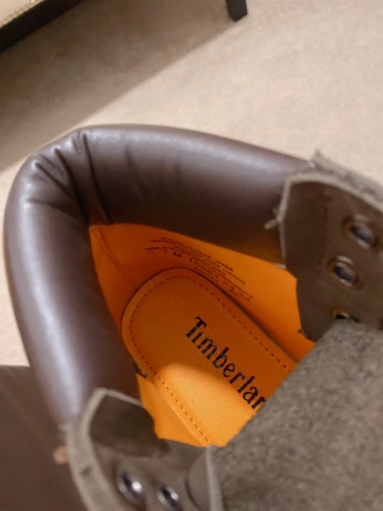Timberland Premium 6-Inch Olive Nubuck Work Boot 4