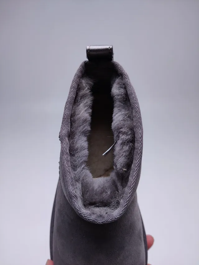 UGG Classic Mini Charcoal Gray Snow Boots 2