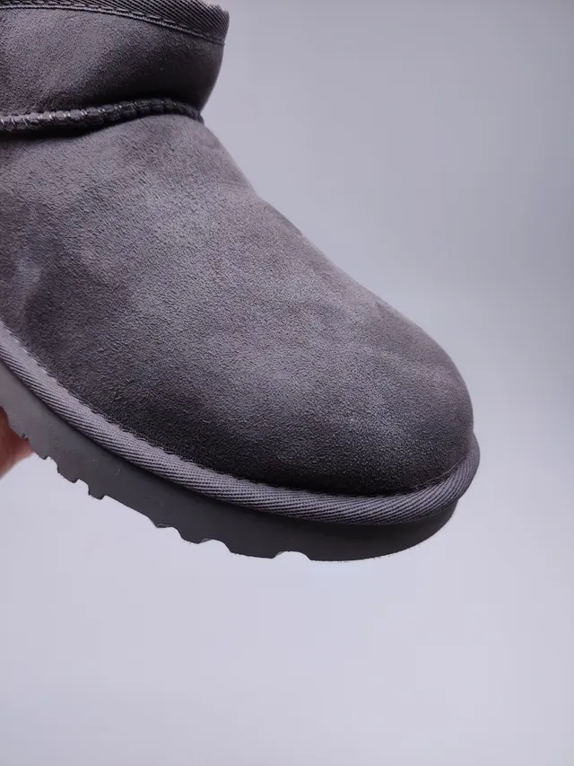UGG Classic Mini Charcoal Gray Snow Boots 4