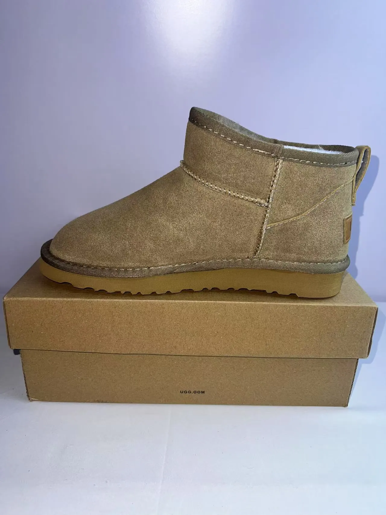 UGG Classic Mini Tan Suede Snow Boots 3