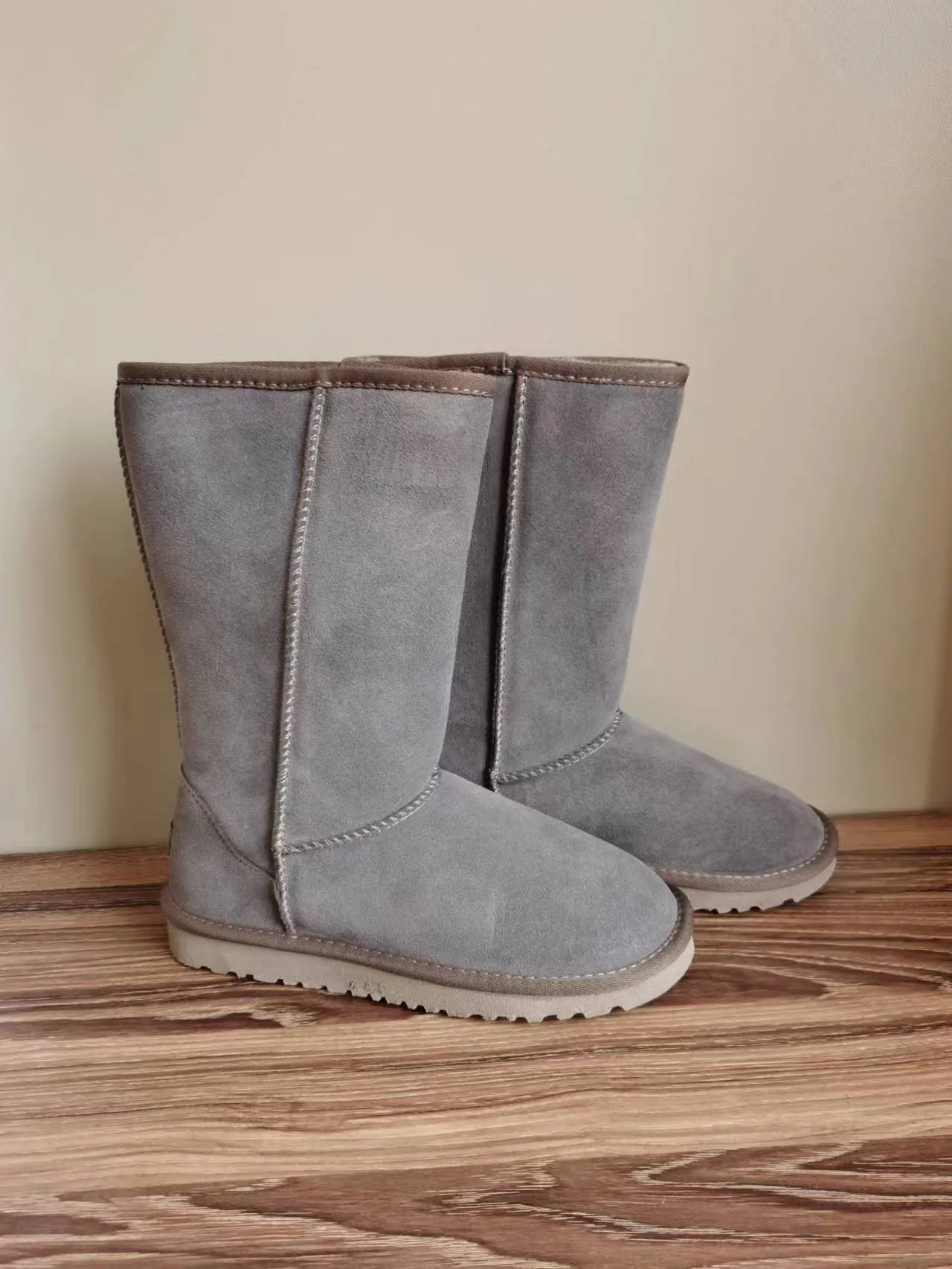 UGG Classic Tall Gray Suede Knee Boots 2
