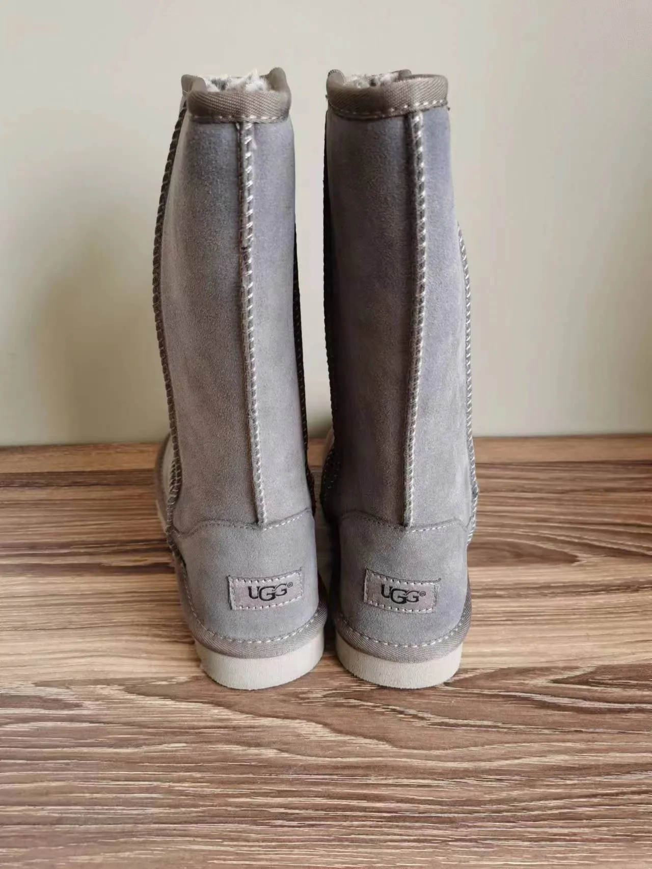 UGG Classic Tall Gray Suede Knee Boots 3