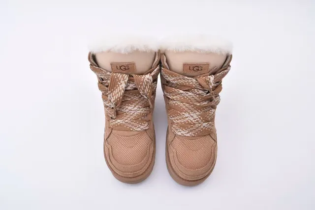 UGG High-Top Suede Shearling-Lined Snow Boot 3