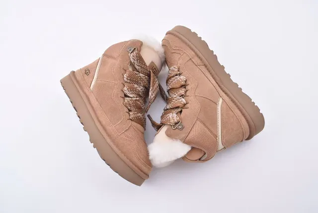 UGG High-Top Suede Shearling-Lined Snow Boot 4