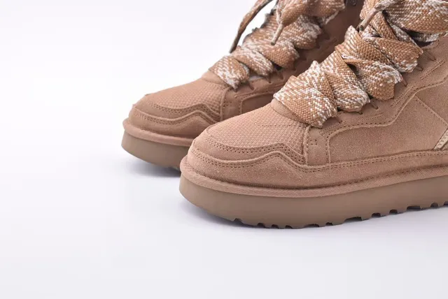 UGG High-Top Suede Shearling-Lined Snow Boot 5