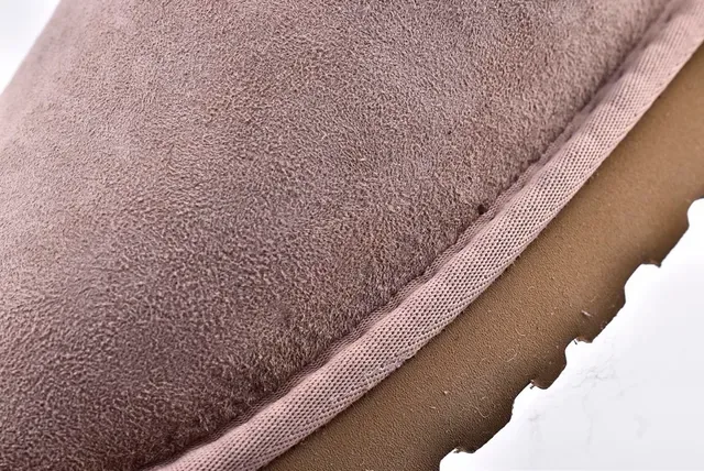 UGG Mini Bailey Bow Taupe Suede Snow Boots 4