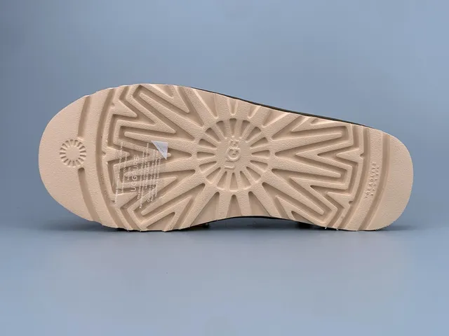UGG Tasman Verde do Exército Bege Camurça Superior Cinto Ajustável Sapatos Casuais 4