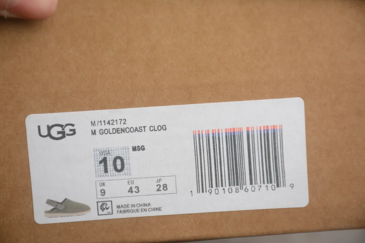 UGG Tasman Verde do Exército Bege Camurça Superior Cinto Ajustável Sapatos Casuais 10